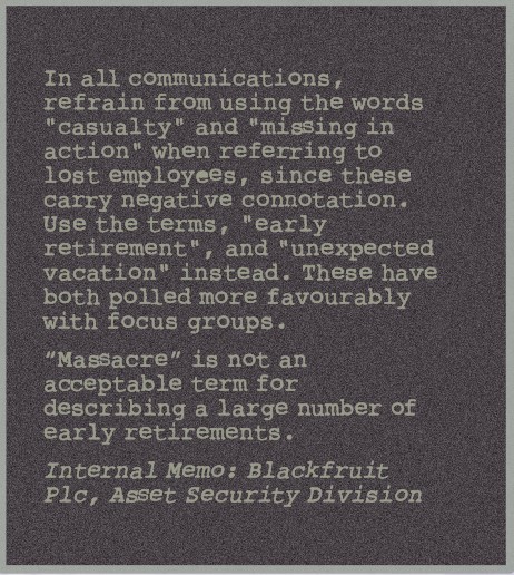 Casualties In all communications, refrain from using the words