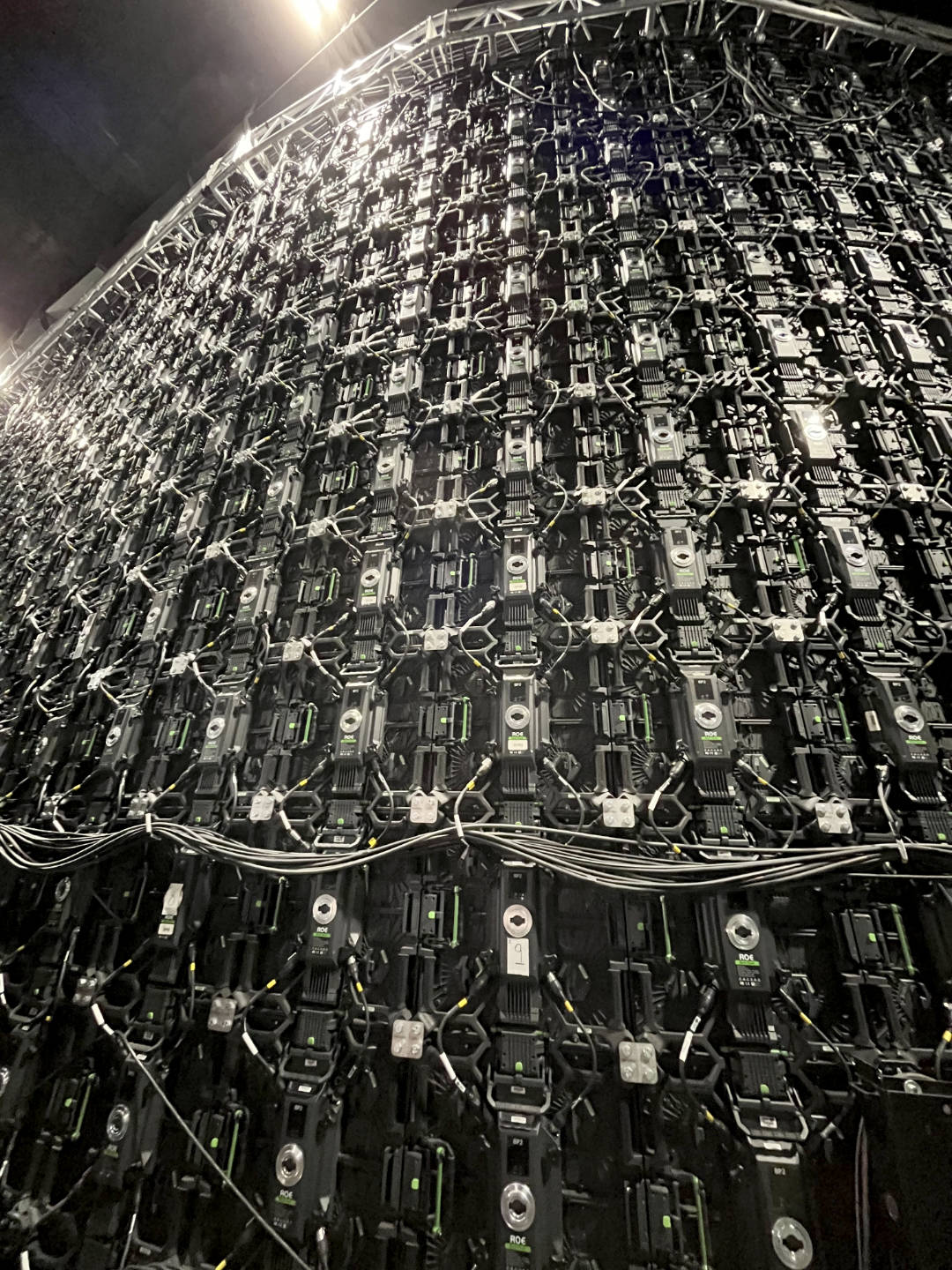 Look at all those monitors!